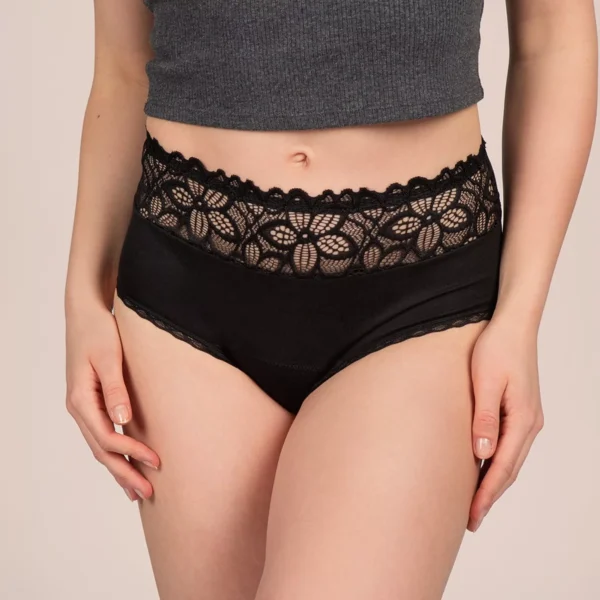 Menstruatsioonipesu Taynie Deluxe Ultra pitsi detail